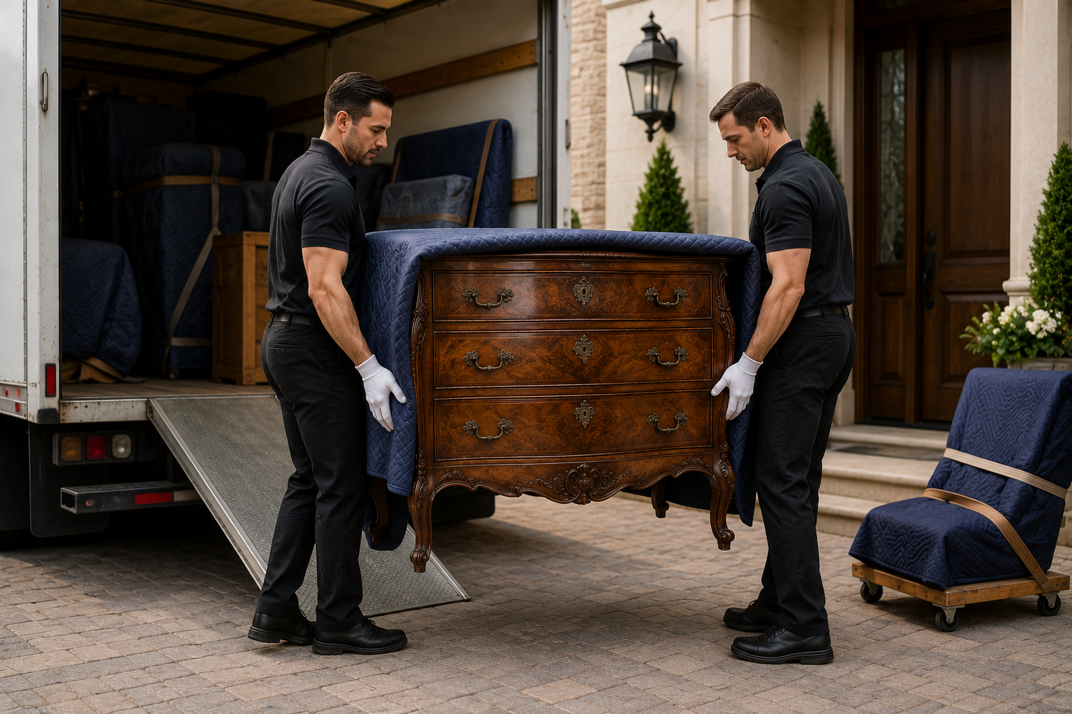 Restored antique sideboard